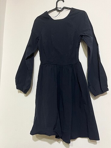 Zara sırt detaylı elbise