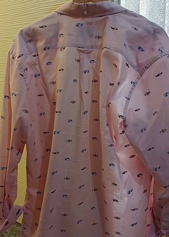 GANT Pembe Pamuklu Hamile Gömlek - Görsel 2