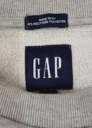 Gri GAP Erkek Rozet Sweatshirt - Görsel 3
