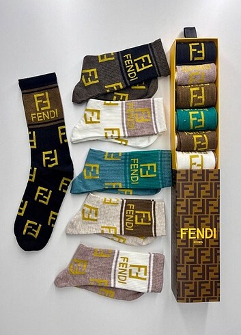 Fendi 6lı çorap 