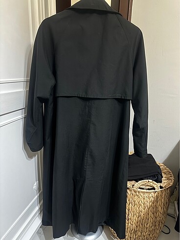 Suud Collection Suud Oversize Siyah Trençkot