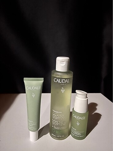 Caudalie akne karşıtı ürün seti
