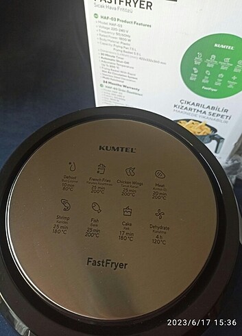 Kumtel xxl fastfryer