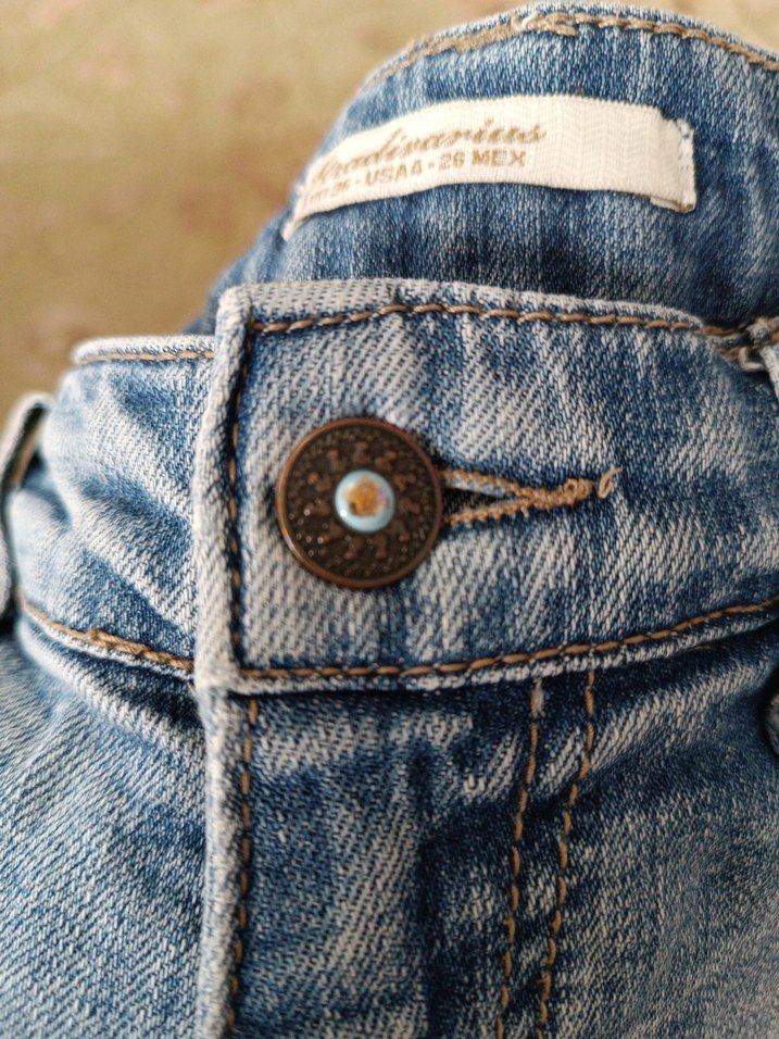 STRADİVARİUS ORJİNAL JEANS KOT ŞORT . - Görsel 4