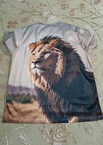 ASLAN BASKILI T-SHİRT SIFIR - Görsel 5