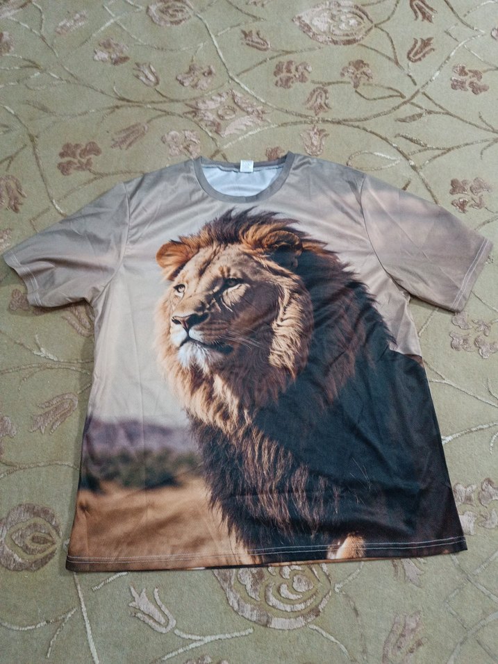 ASLAN BASKILI T-SHİRT SIFIR - Görsel 4