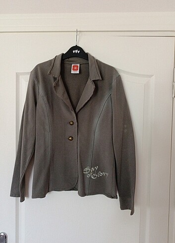 C&A y2k vintage HERE&THERE YIKAMALI BASKILI ESKİTME CEKET Licralı İh