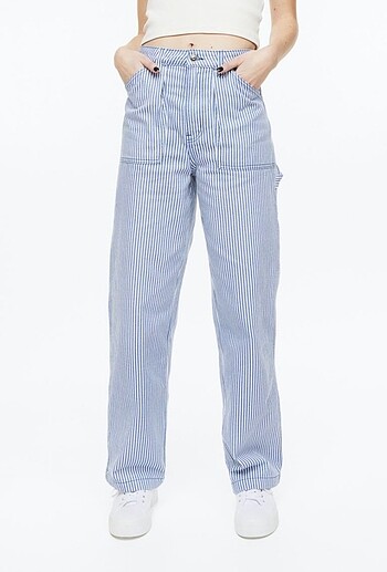 H&M H&M Gabardin Kargo Pantolon