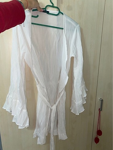 s Beden Trendyolmilla ekru plaj kimono/kaftan