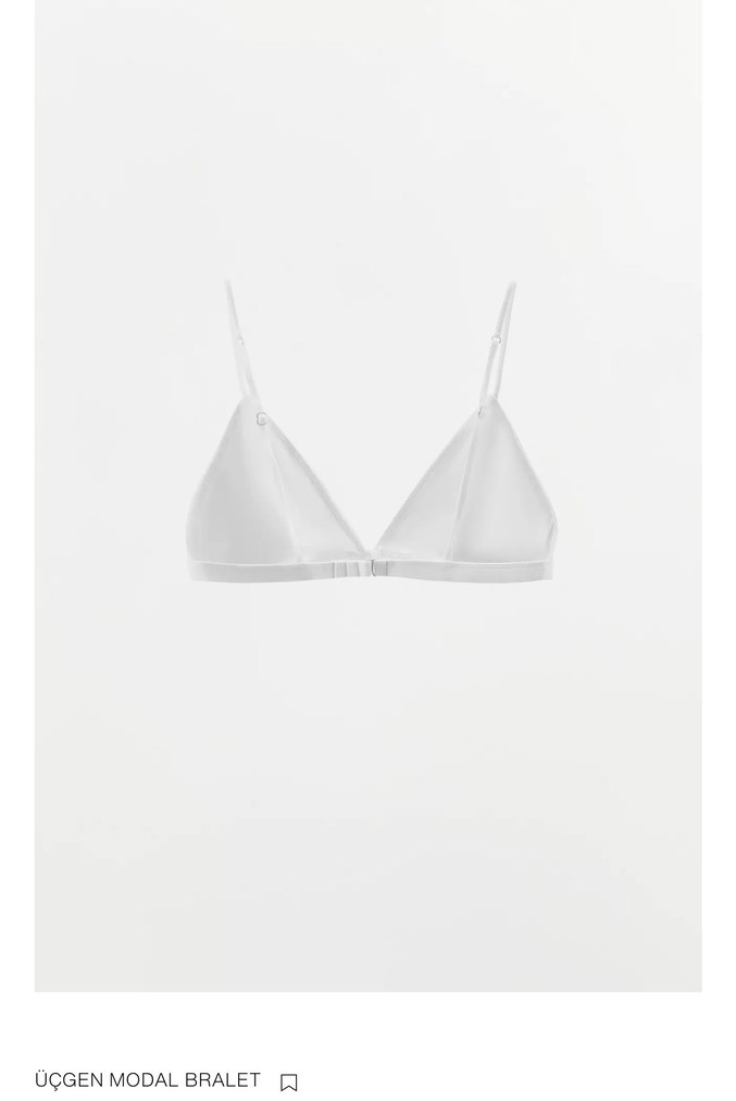 Zara ücgen modal bralet - Görsel 3