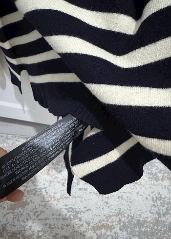 Massimo Dutti Çizgili Kazak - Görsel 4