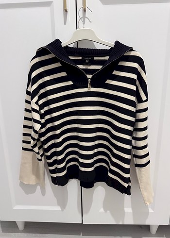 Massimo Dutti Çizgili Kazak - Görsel 3