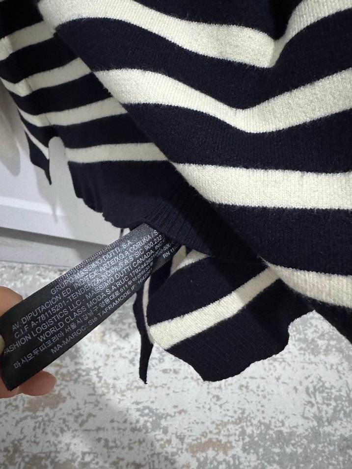 Massimo Dutti Çizgili Kazak - Görsel 4