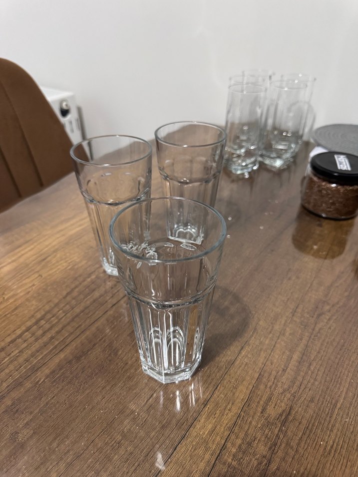 3 lü büyük su bardağı - Görsel 3