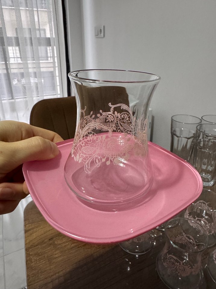 Lav 6 lı çay bardağı seti - Görsel 4