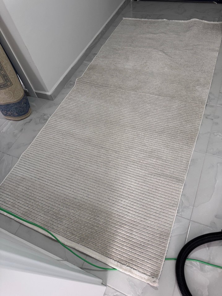 Gri Modern Desensiz Halı yolluk - Görsel 2