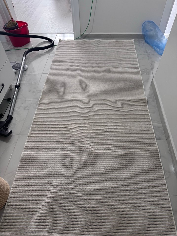 Gri Modern Desensiz Halı yolluk - Görsel 5