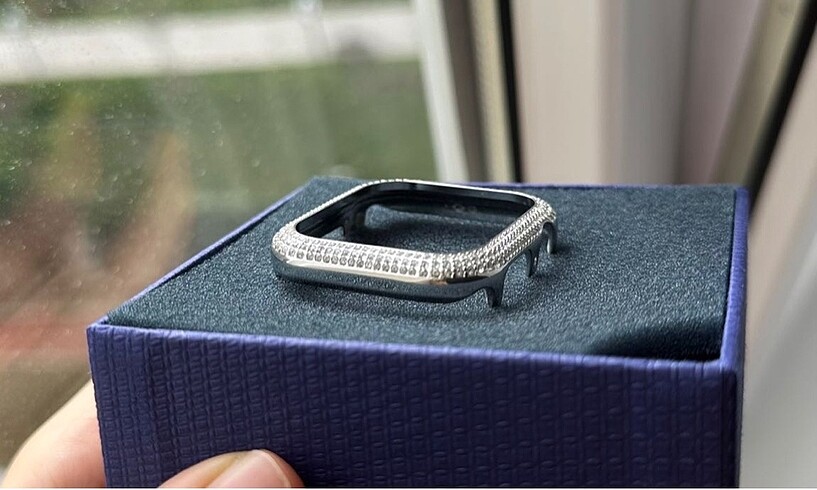  Beden beyaz Renk Swarovski Apple Watch Aksesuar