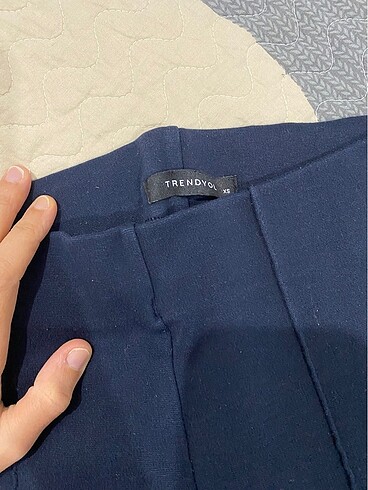 xs Beden lacivert Renk Trendyolmilla lacivert tayt pantolon