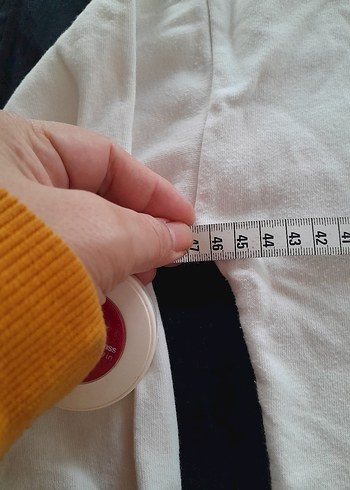 Baskılı Beyaz Uzun Kollu Kız Tişörtü - Görsel 3