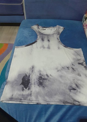 Çok Renkli Batik Desenli Çocuk Atlet - Görsel 2