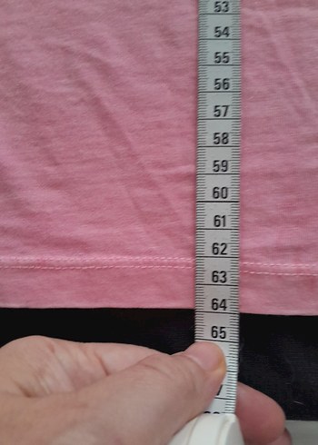 Pembe Baskılı Kız Tişörtü, Kısa Kollu - Görsel 4