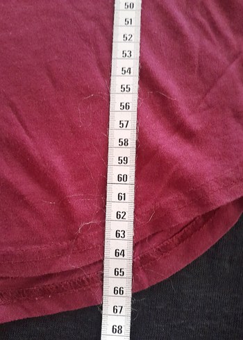 Bordo Uzun Kollu Kız Çocuk Tişörtü - Görsel 4