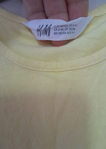 Sarı Kız Çocuk Fırfırlı Baskılı Atlet - Görsel 2