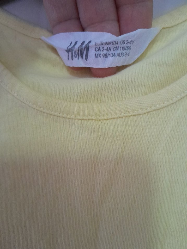 Sarı Kız Çocuk Fırfırlı Baskılı Atlet - Görsel 2