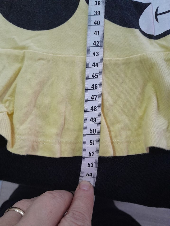 Sarı Kız Çocuk Fırfırlı Baskılı Atlet - Görsel 4