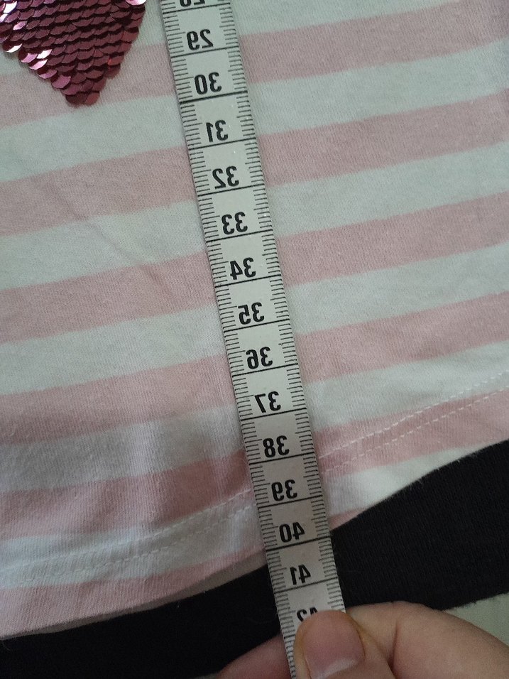 Kız Çocuk Pullu Uzun Kollu Tişört - Görsel 3