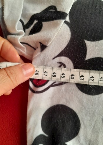 Baskılı Beyaz Kız Çocuk Tişört - Görsel 3