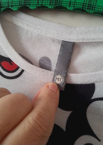 Baskılı Beyaz Kız Çocuk Tişört - Görsel 2