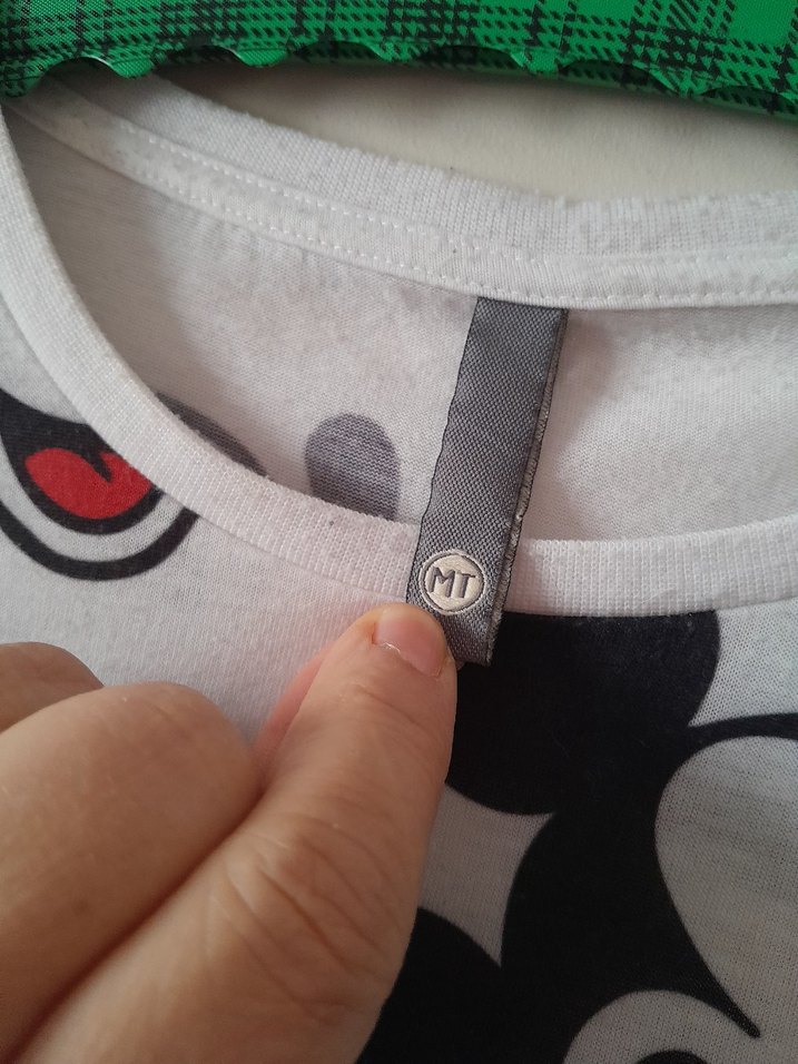 Baskılı Beyaz Kız Çocuk Tişört - Görsel 2