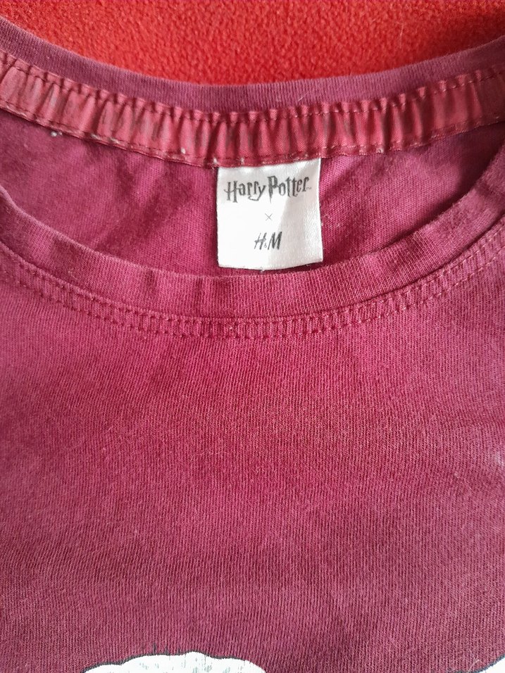 Bordo Uzun Kollu Kız Tişörtü - Görsel 2