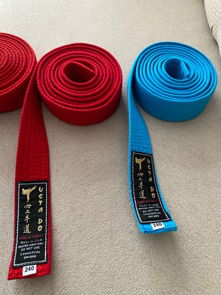 Renkli Nakışlı karate Kuşakları adet fiyati - Görsel 2