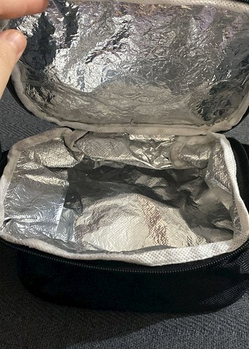 Fermuarlı Siyah  beslenme cantasi - Görsel 3