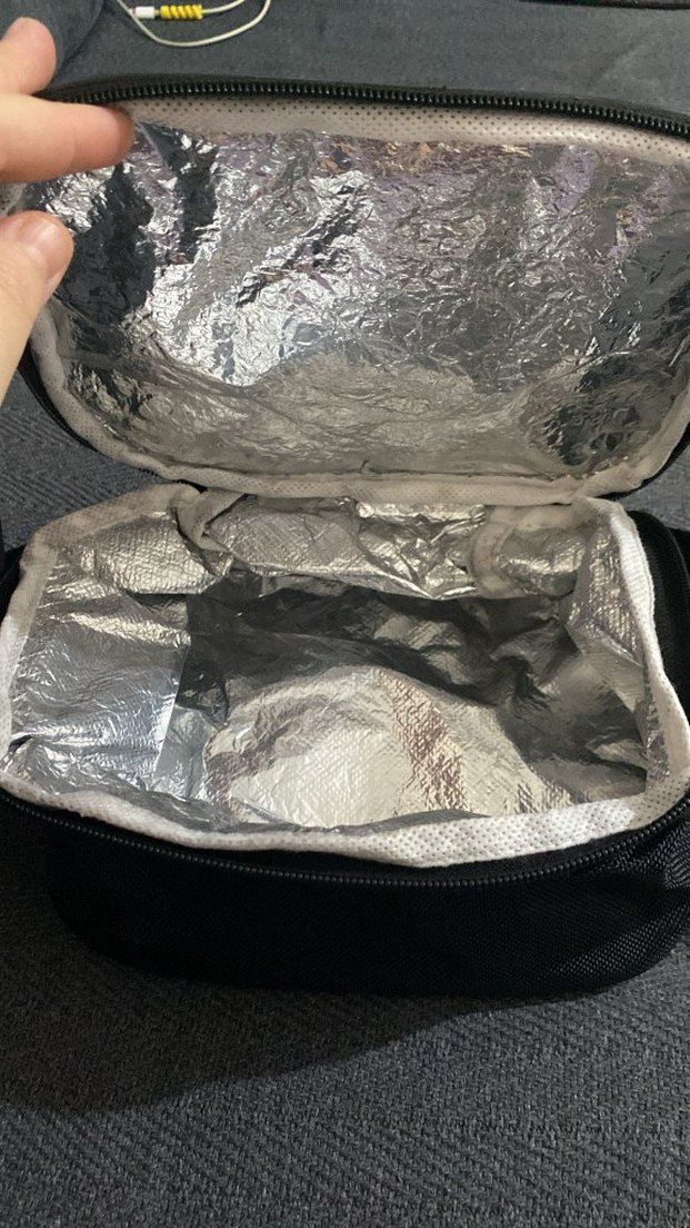 Fermuarlı Siyah  beslenme cantasi - Görsel 3