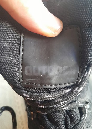 Erkek Siyah Bağcıklı Kauçuk Bot 37 numara - Görsel 2