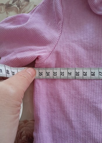 Pembe Fırfırlı Kız Çocuk Tişört - Görsel 3