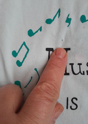 Turkuaz Kız Çocuk Kısa Kollu Pamuklu Tişört - Görsel 4