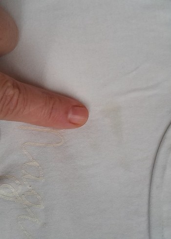 Kız Çocuk Beyaz Baskılı Tişört - Görsel 5