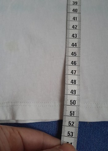 Kız Çocuk Beyaz Baskılı Tişört - Görsel 4