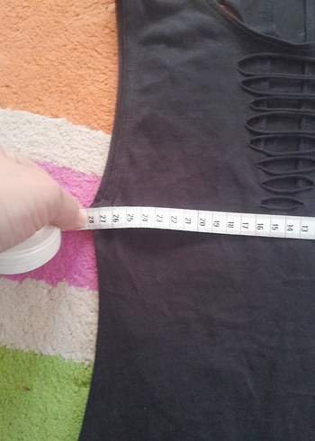 Siyah V Yaka Kolsuz Body - Görsel 5