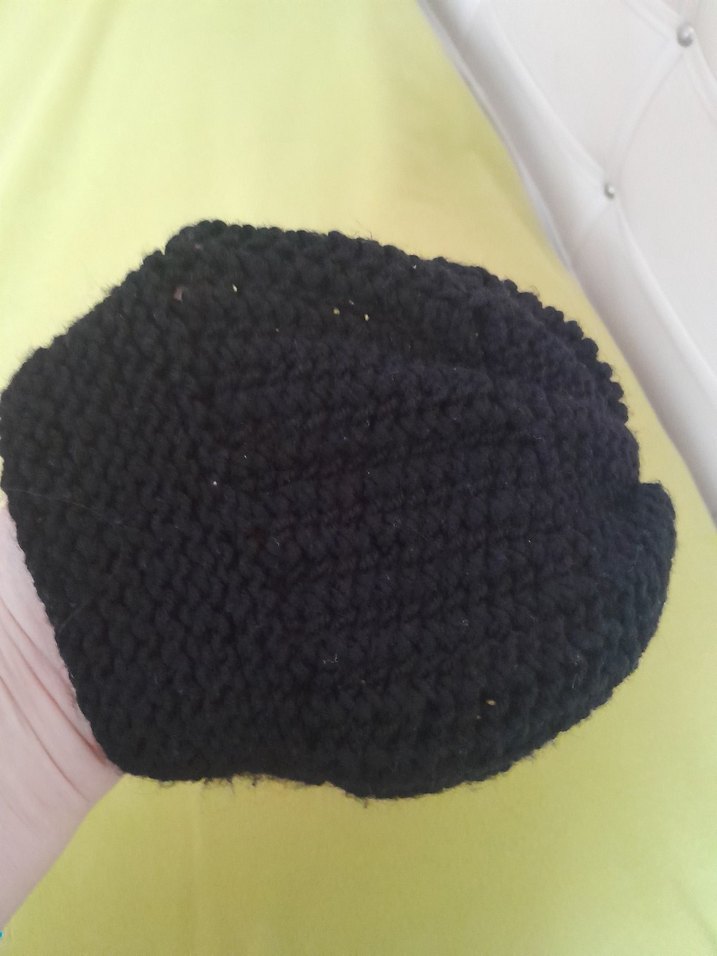 Siyah Kadın Örgü Bere - Görsel 3