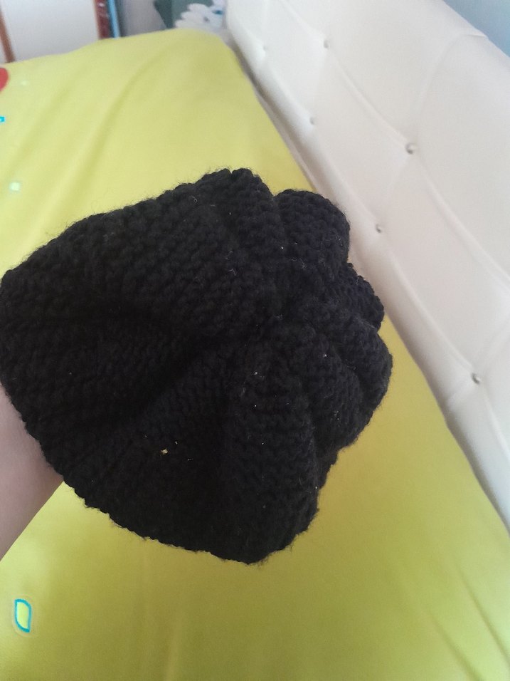 Siyah Kadın Örgü Bere - Görsel 2