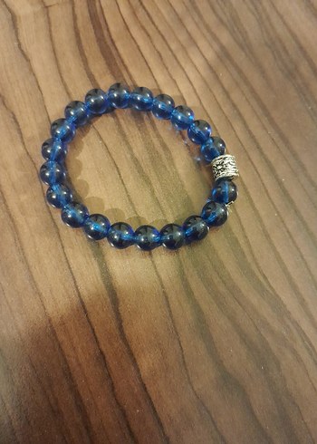 Mavi Boncuklu Bohem Bileklik - Görsel 3