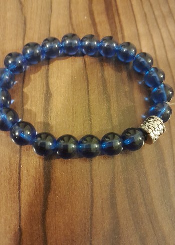 Mavi Boncuklu Bohem Bileklik - Görsel 2