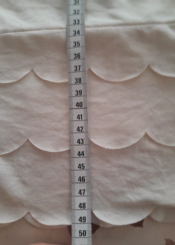 Pamuklu Beyaz Kolsuz  Bluz - Görsel 3