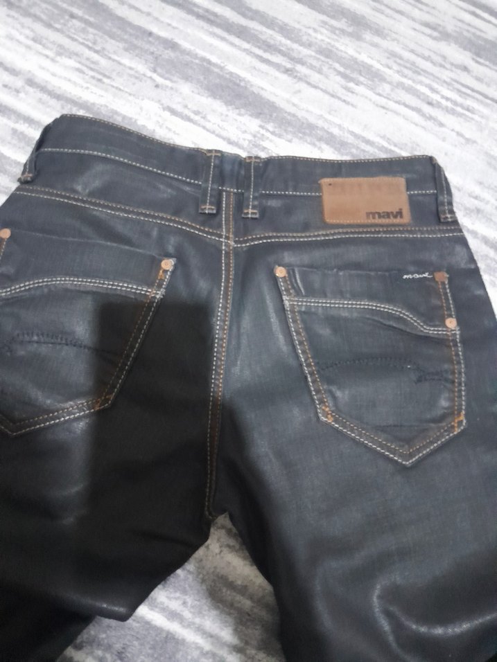 Erkek Siyah Regular Fit Kot Pantolon - Görsel 3